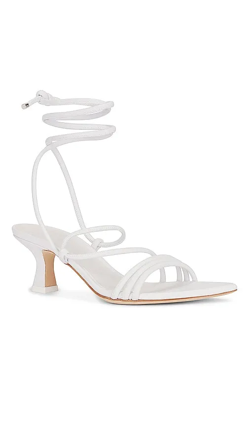 3JUIN Dafne Sandal in White