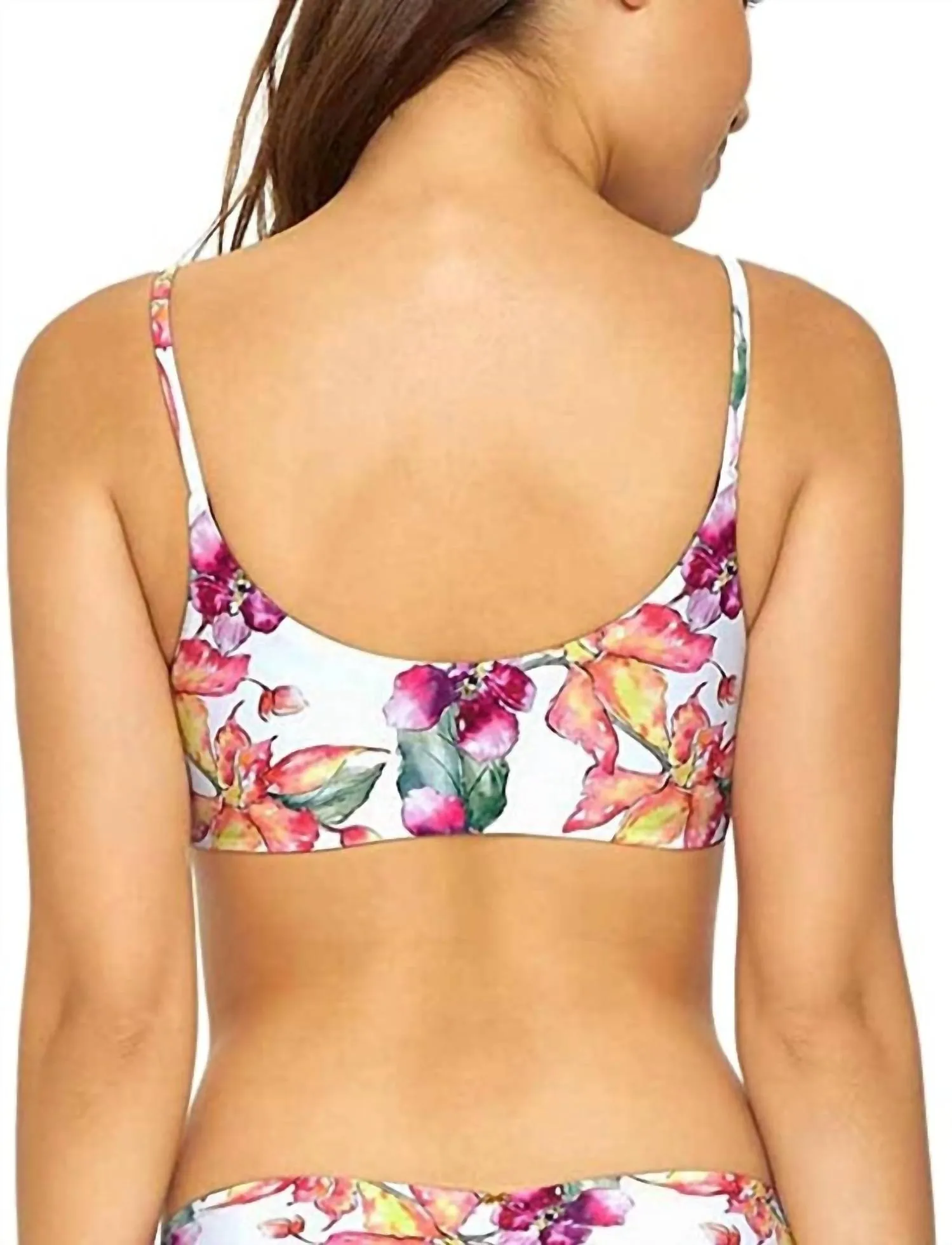 Andrea Hater Strap Adjustable Tie Reversible Bikini Top