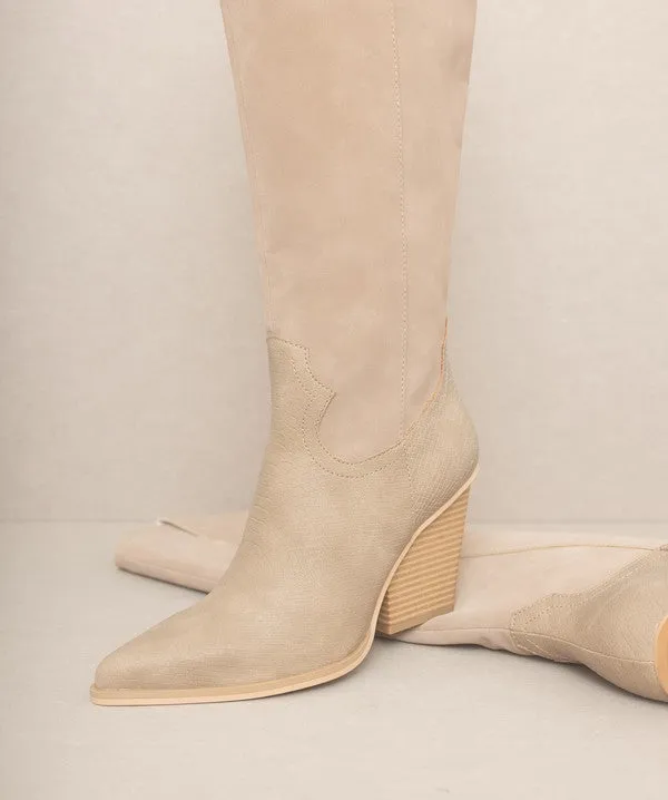 Classic Knee High Western Fashion Shoes Boots