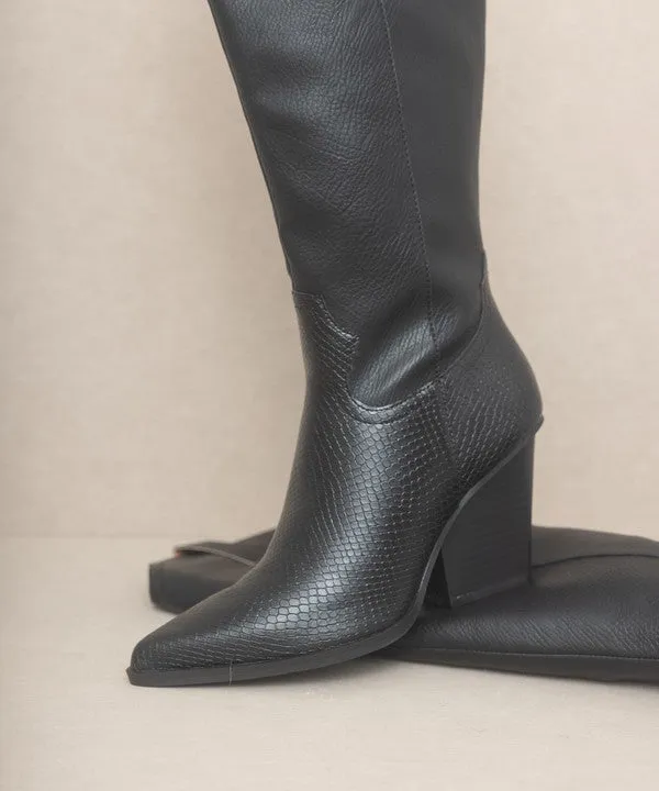 Classic Knee High Western Fashion Shoes Boots