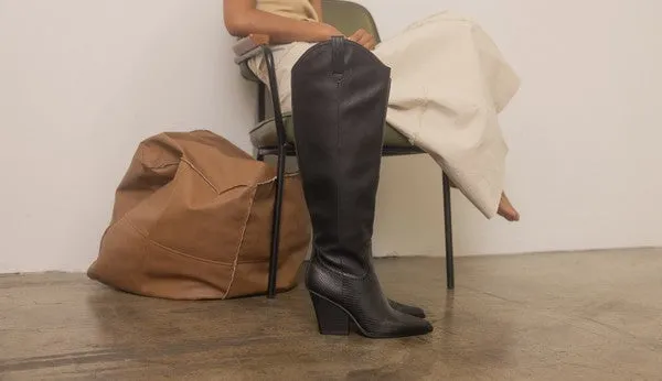 Classic Knee High Western Fashion Shoes Boots