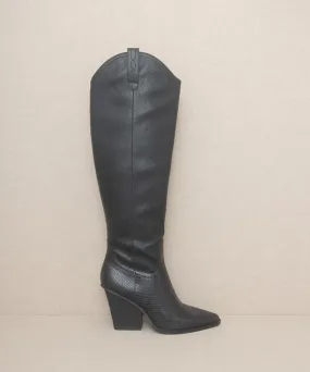 Classic Knee High Western Fashion Shoes Boots