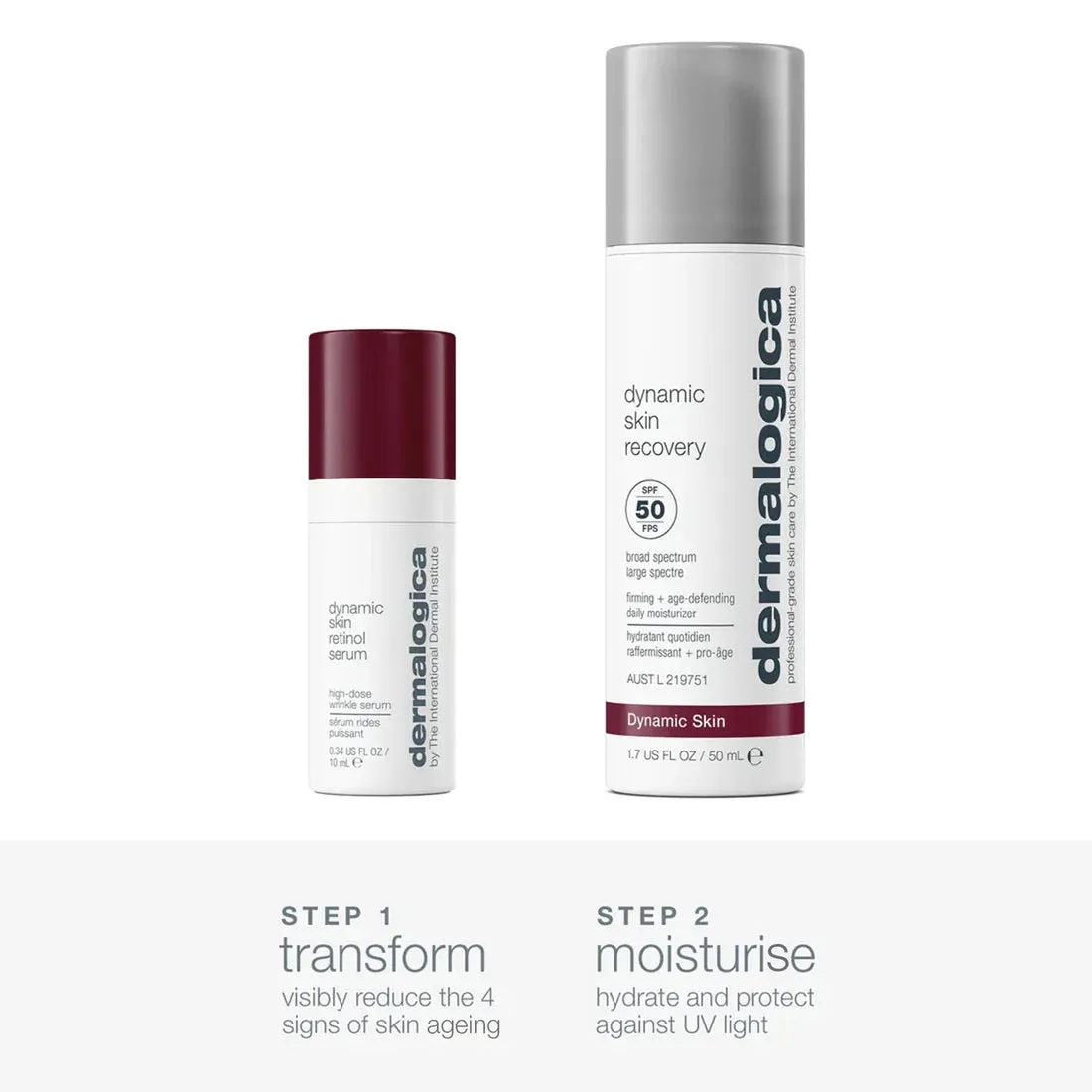 dynamic skin recovery spf 50 duo (1 full size   1 putno pakiranje)
