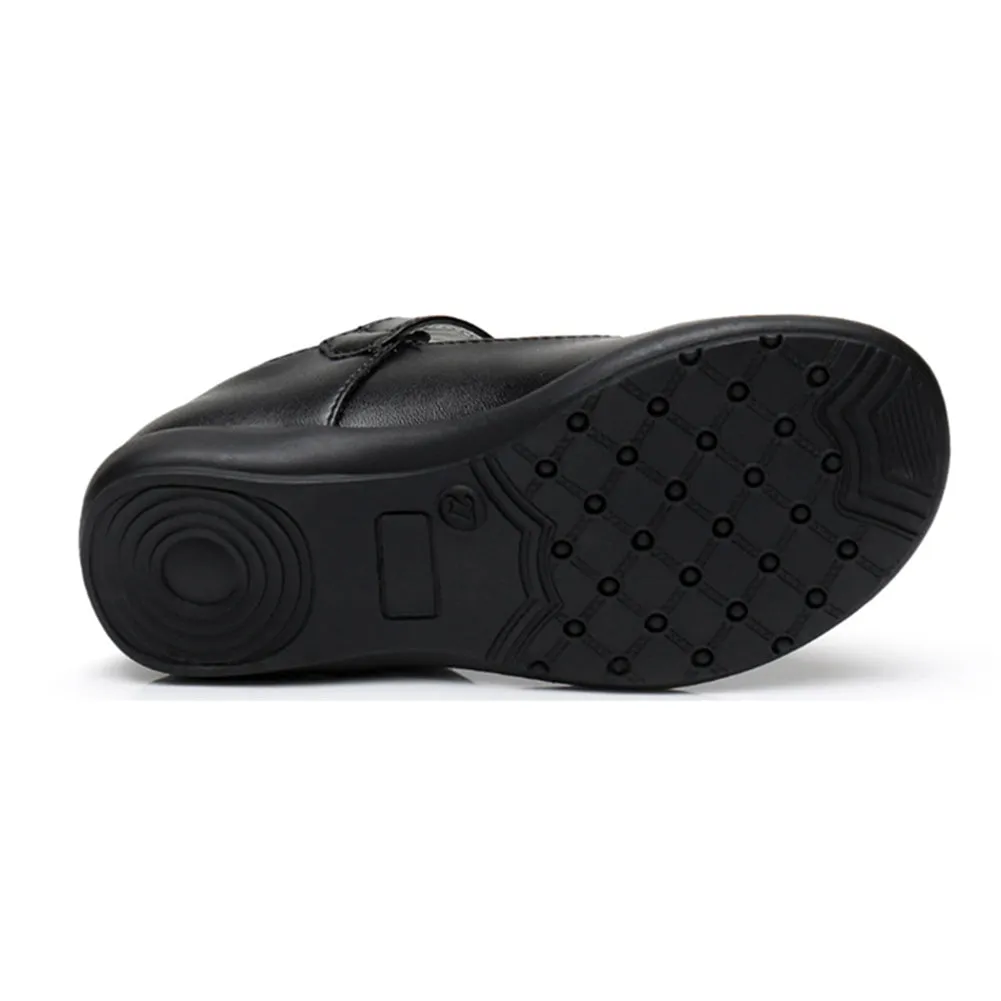 Girl Uniform Leather Mary Jane Flat Shoes(Toddler/Little Kid/Big Kid)