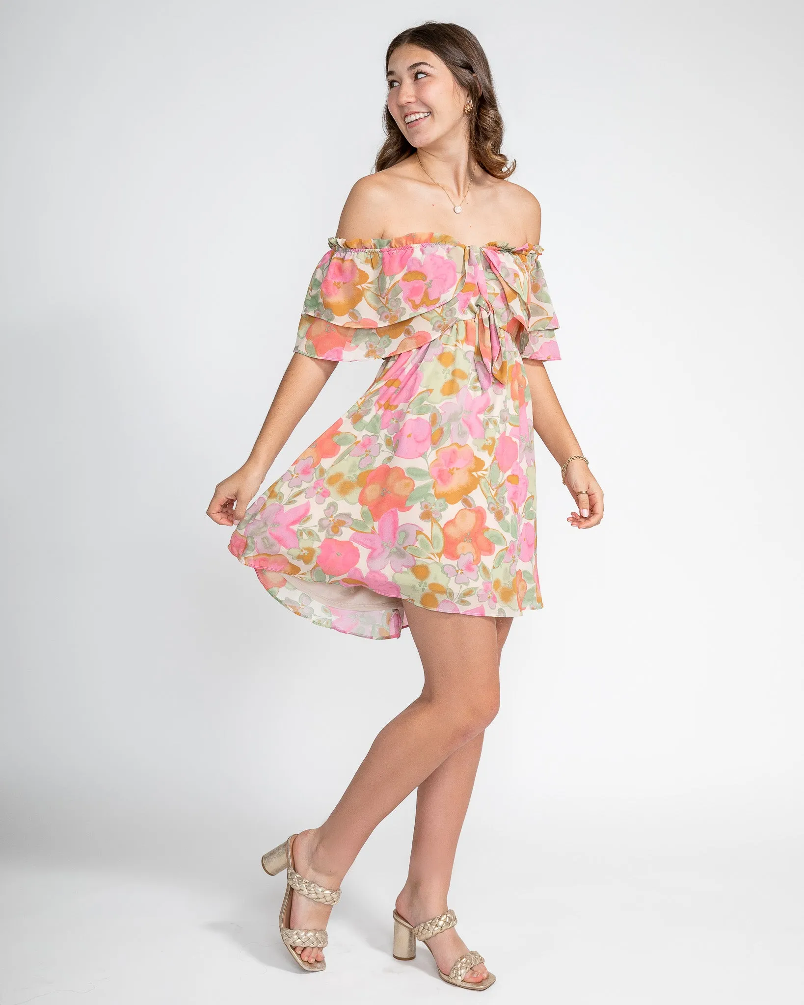 Here Comes the Sun Mini Dress