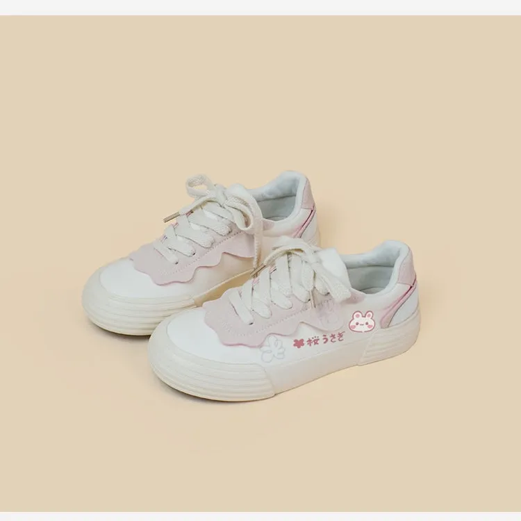 Kawaii Pink Japanese-style Sneakers