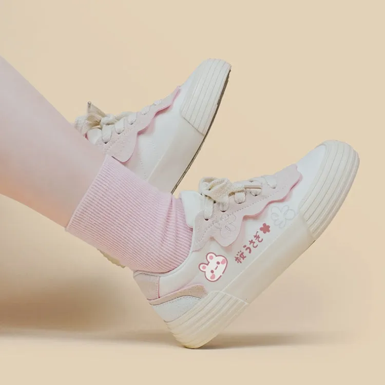 Kawaii Pink Japanese-style Sneakers