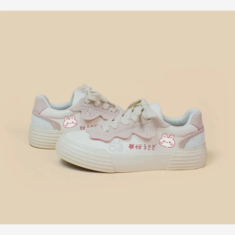 Kawaii Pink Japanese-style Sneakers