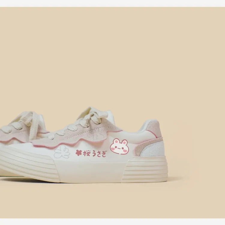 Kawaii Pink Japanese-style Sneakers
