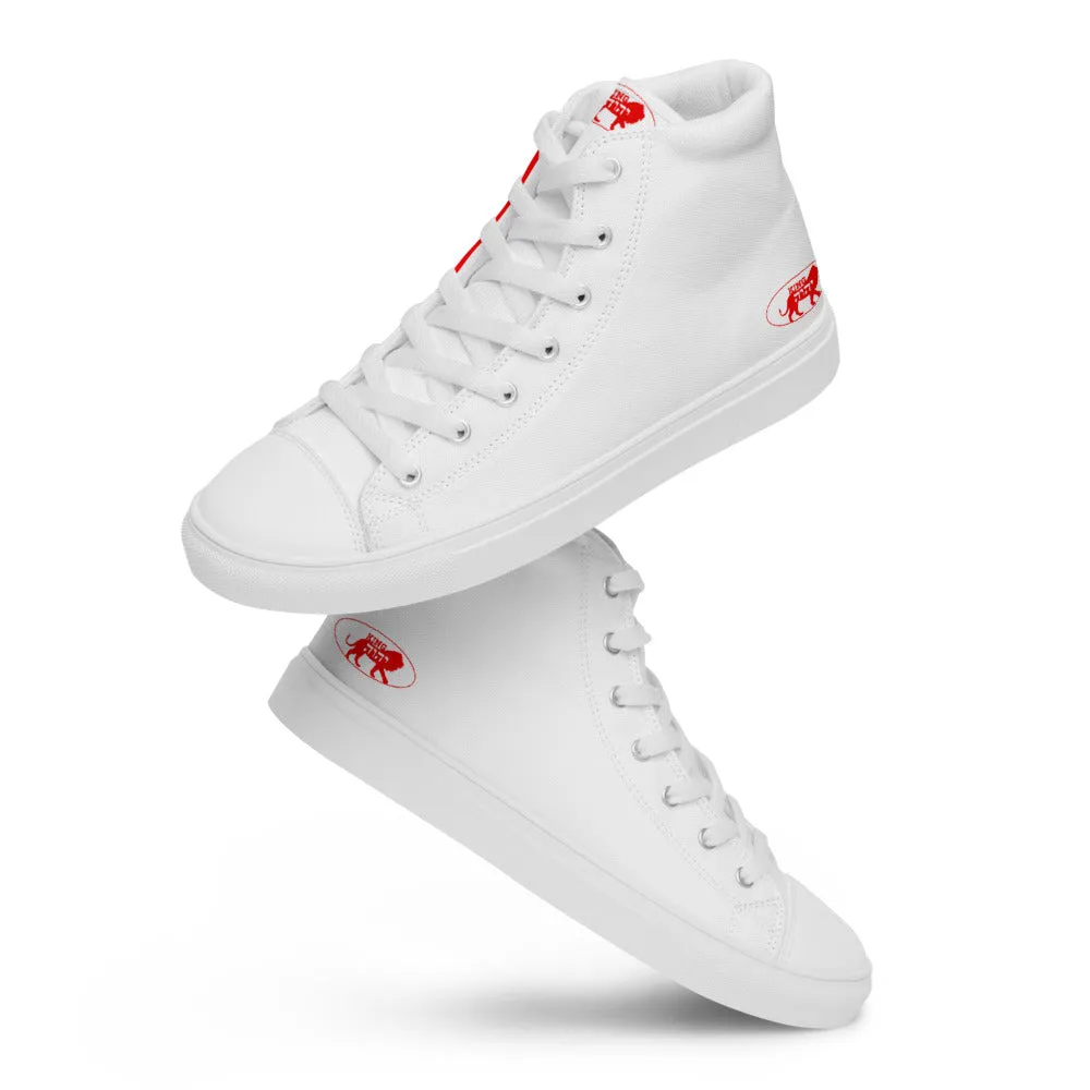 King YAHWEH Signature 2.0 Women’s High Top Canvas Shoes (Red)