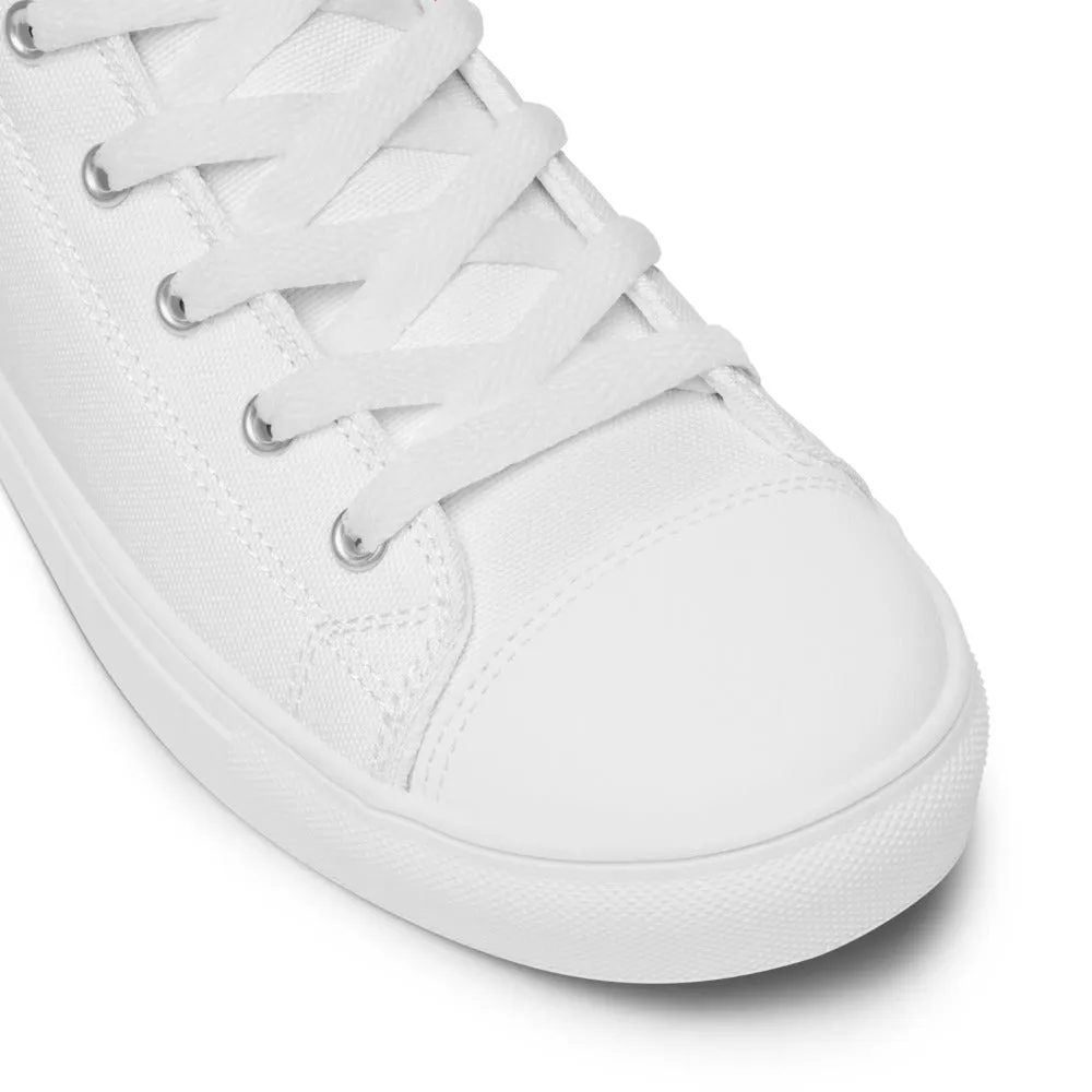 King YAHWEH Signature 2.0 Women’s High Top Canvas Shoes (Red)