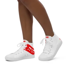 King YAHWEH Signature 2.0 Women’s High Top Canvas Shoes (Red)