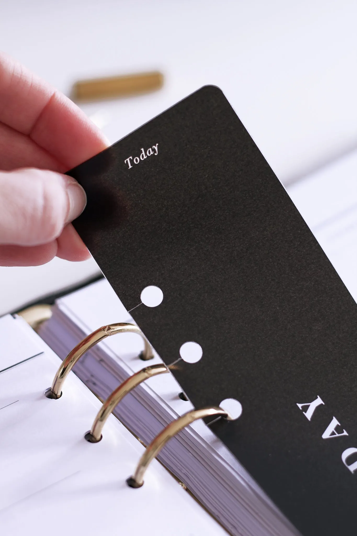 Minimal Planner Page Marker