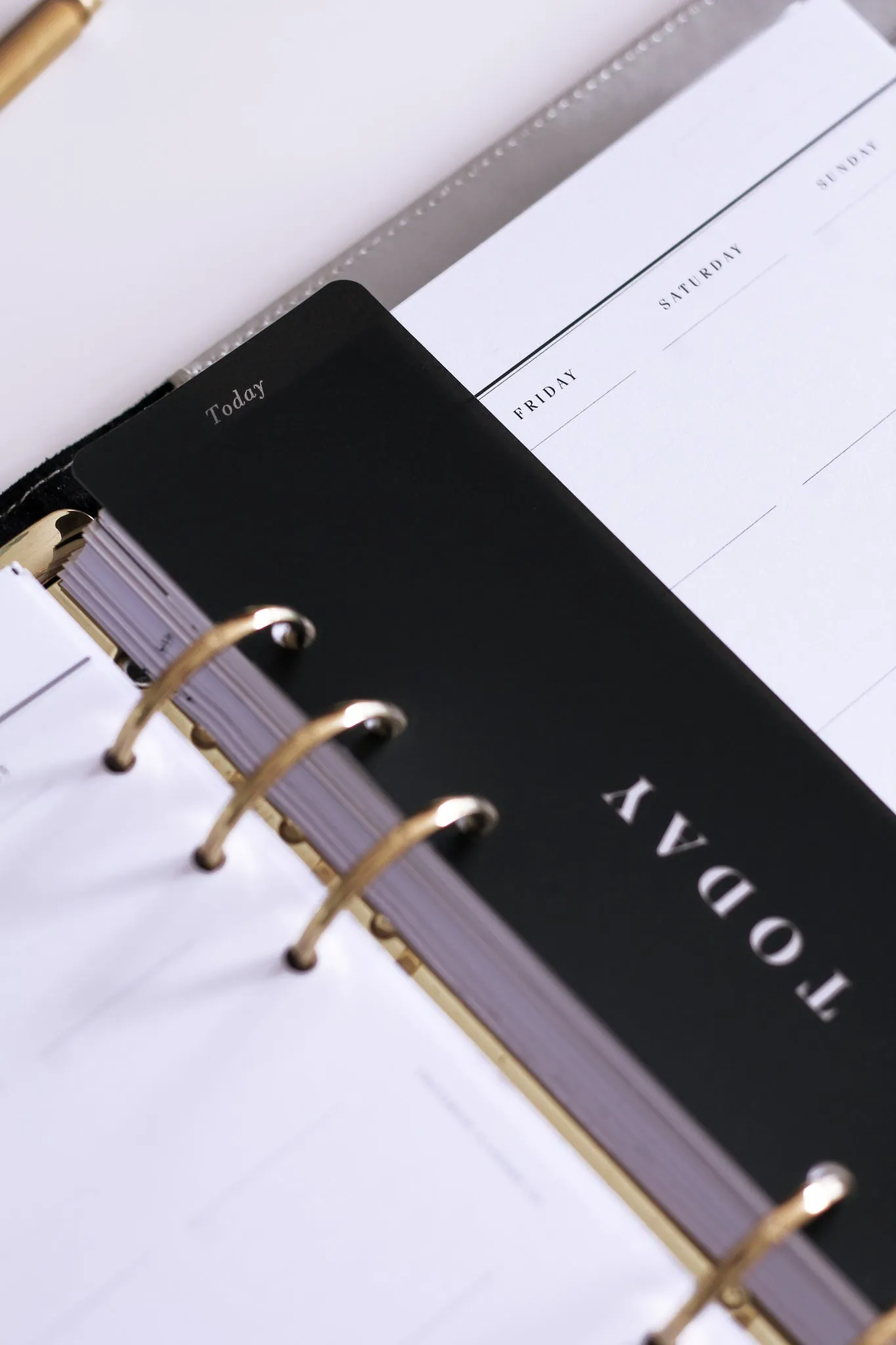 Minimal Planner Page Marker