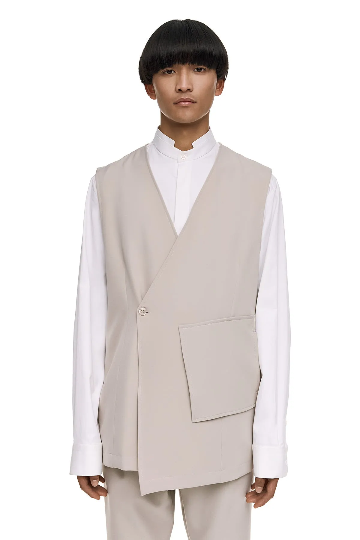 Minimal Pocket Design Vest