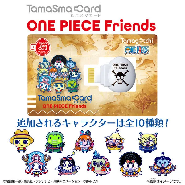 [NEW] Tamagotchi Smart -TamaSma Card- ONE PIECE Friends Bandai Japan [NOV 23 2022] [Made in China]
