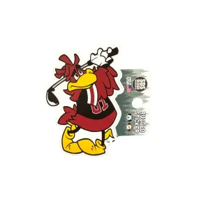 SOUTH CAROLINA GAMECOCKS 3.5" COCKY GOLFING RUGGED STICKER